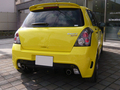 スズキ　スイフト スポーツ　(SUZUKI　SWIFT SPORT)　板金 塗装 修理　エアロパーツ 取付事例