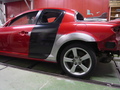 マツダ　RX-8　(MAZDA　RX-8)　板金 塗装　自動車 修理事例