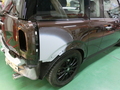 BMW ミニ クーパーS クラブマン　（BMW MINI COOPER S CLUBMAN　R55)　板金 塗装 自動車 修理 事例