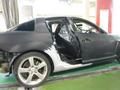 マツダ　RX-8　(MAZDA　RX-8)　板金塗装　自動車 修理事例